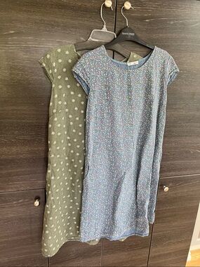 Made in Italy Dresses Green or Blue Floral